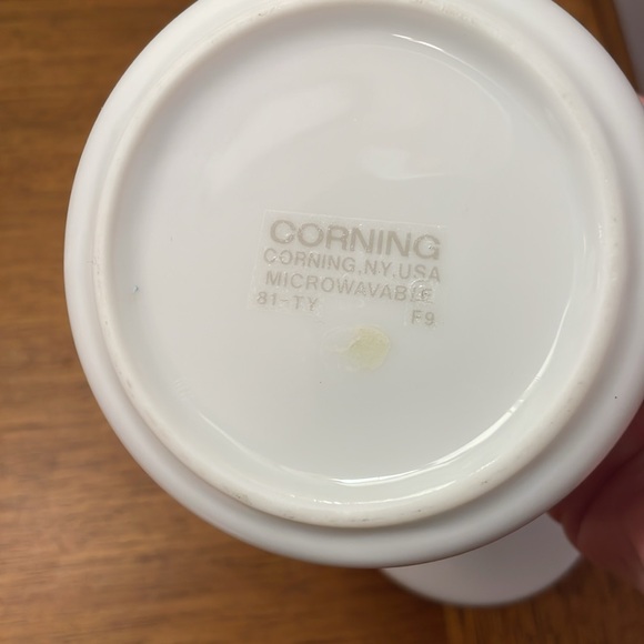 Vintage CORELLE Corning PEACH FLORAL Pattern Sugar Bowl with Lid - Picture 4 of 8